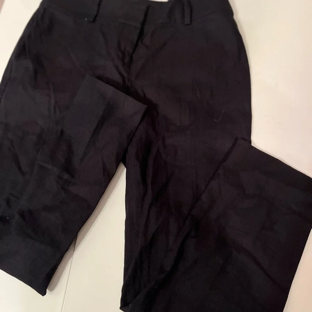 Ann Taylor Black Pants Double Clasp‎ Size 4 💗